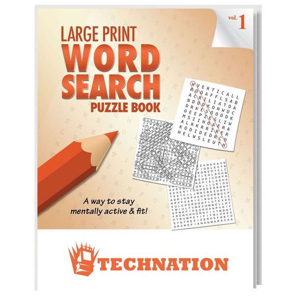 Large Print Word Search Puzzle Book - Vol. 1