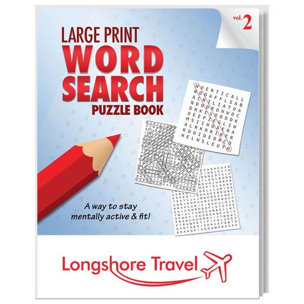 Large Print Word Search Puzzle Book - Vol. 2