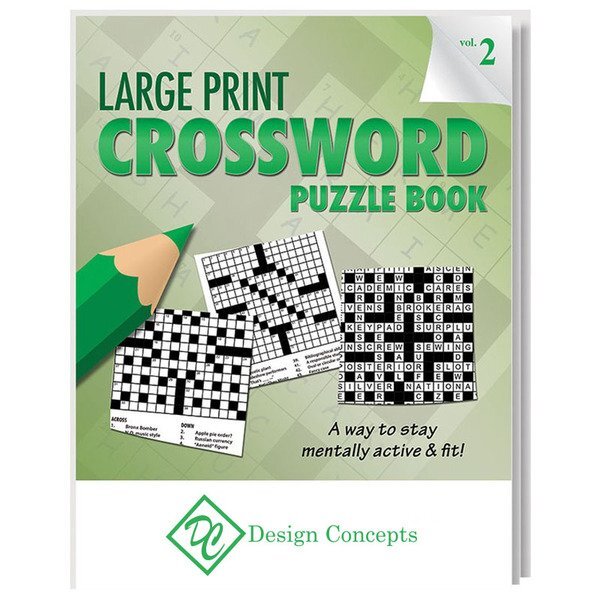 Large Print Crossword Puzzle Book - Vol. 2