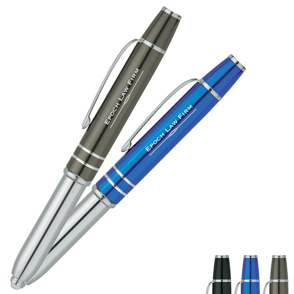 Precision Pen with LED Light & Stylus