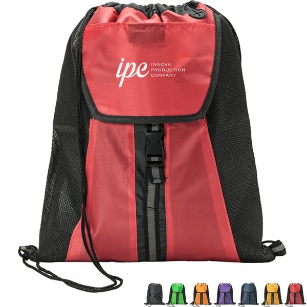 Allure 210D Polyester Drawstring Backpack