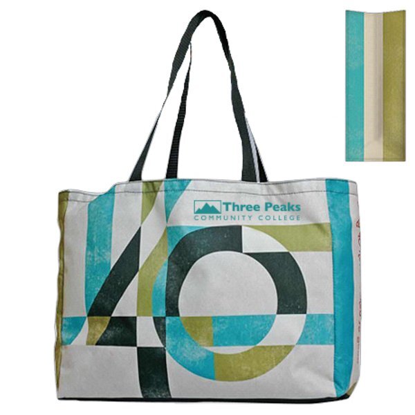 Sublimated Side Gusset 600D Tote