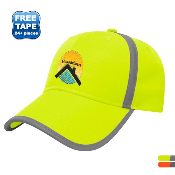 High Visibility Polyester Constructed Safety Cap