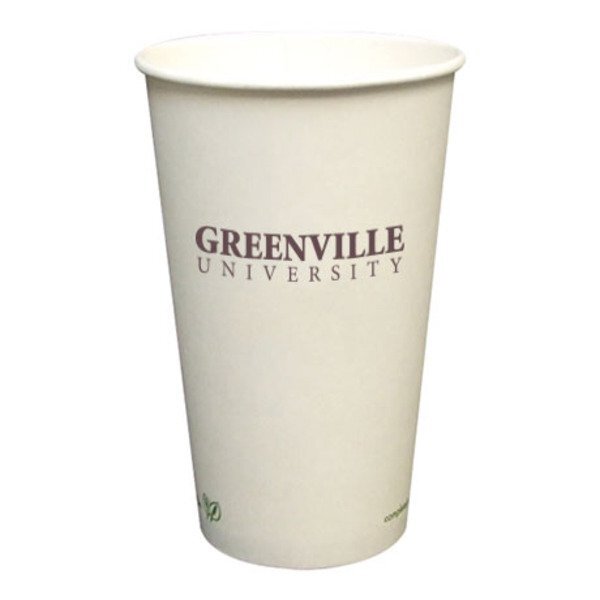 Biodegradable Hot Beverage Paper Cup, 16oz.