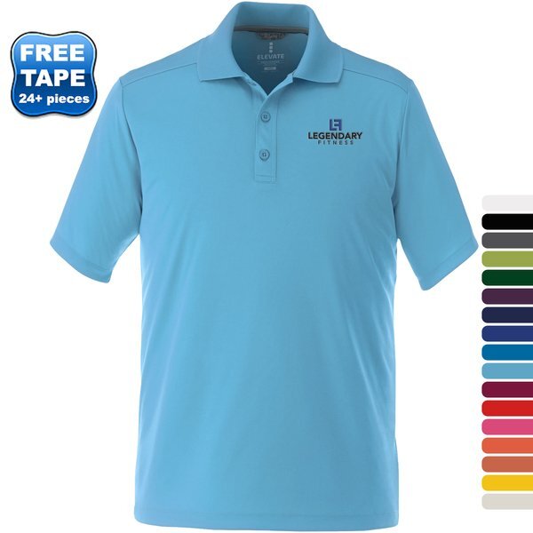 Dade Textured Knit Men's Performance Polo