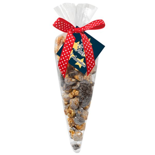 Cookies & Cream Popcorn Cone Gift Bag, Small