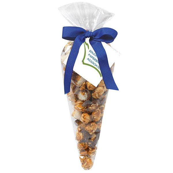 Midnite Munch Popcorn Cone Gift Bag, Small