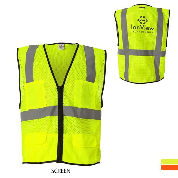 ML Kishigo® Economy Mesh Safety Vest with Six Pockets