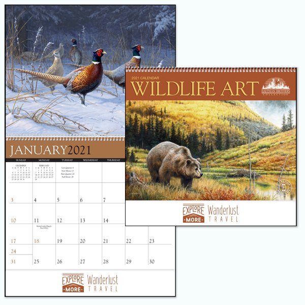 Hautman Brothers Wildlife Art Calendar