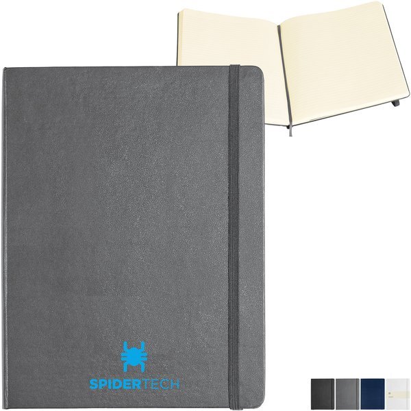Moleskine® Hard Cover Ruled Extra Large Notebook, 7-1/2" x 9-3/4"