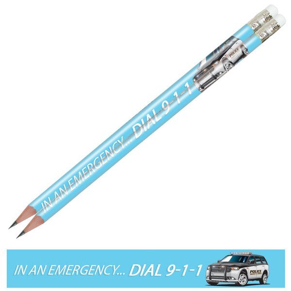 In an Emergency... Dial 9-1-1, Full Color Pencil, Stock