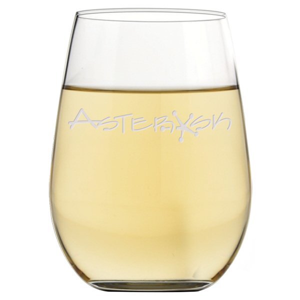 Riedel® 'O' Series Riesling Stemless Wine Glass, Deep Etched, 13-1/4oz.