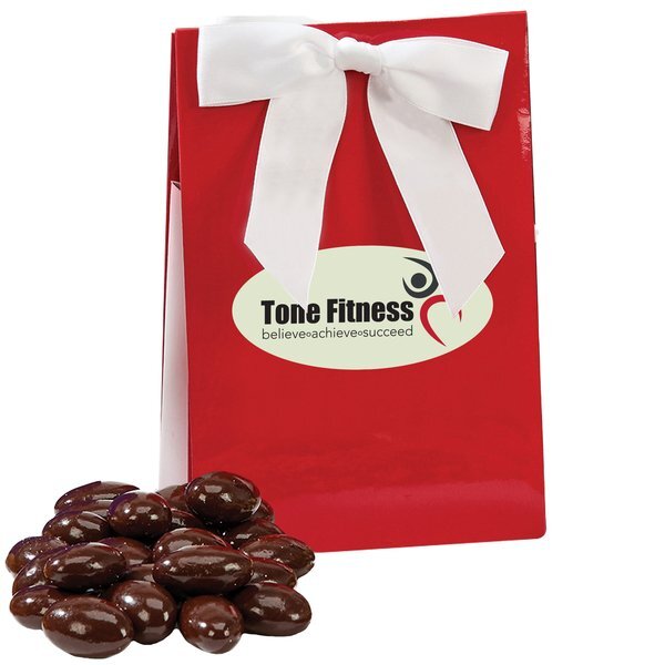Chocolate Covered Almonds in a Gala Box