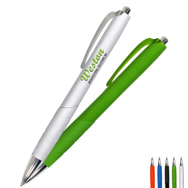 Ergo Click Action Grip Pen, Full Color