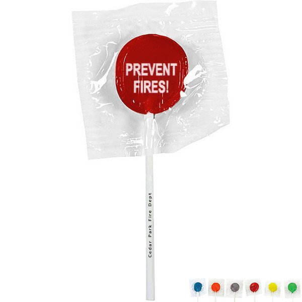 Prevent Fires Design, Custom Lollipops