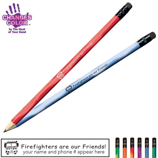Firefighters are our Friends Mood Color Changing Pencil