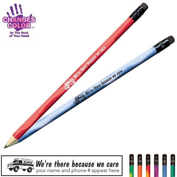 We're There Because We Care Mood Color Changing Pencil