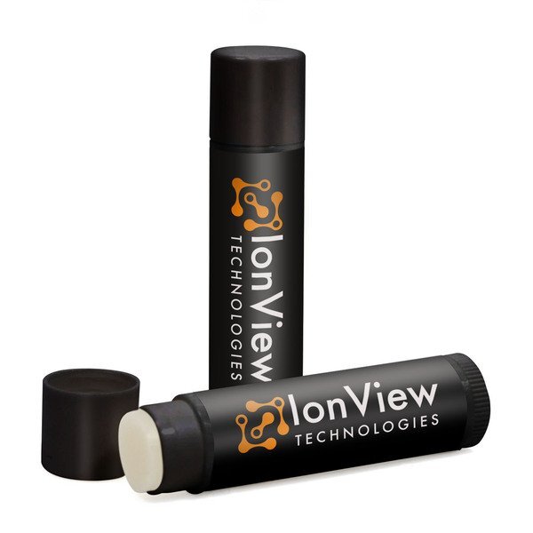 Natural Beeswax Lip Balm in Black Tube