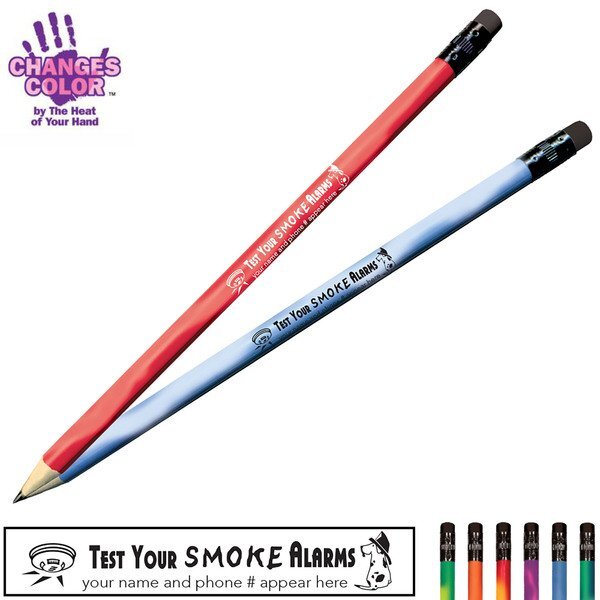 Test Your Smoke Alarms Mood Color Changing Pencil