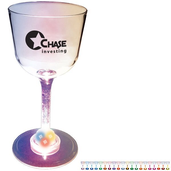 Light Up LED Wine Glass, 7oz.
