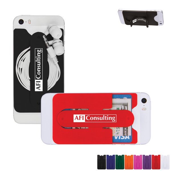 Three-in-One Cell Phone Card Holder