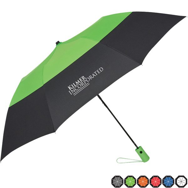 Color Top Folding Umbrella, 46" Arc