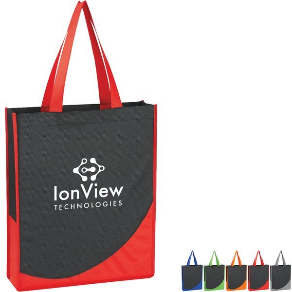 Color Curve Non-Woven Tote Bag | Foremost Promotions