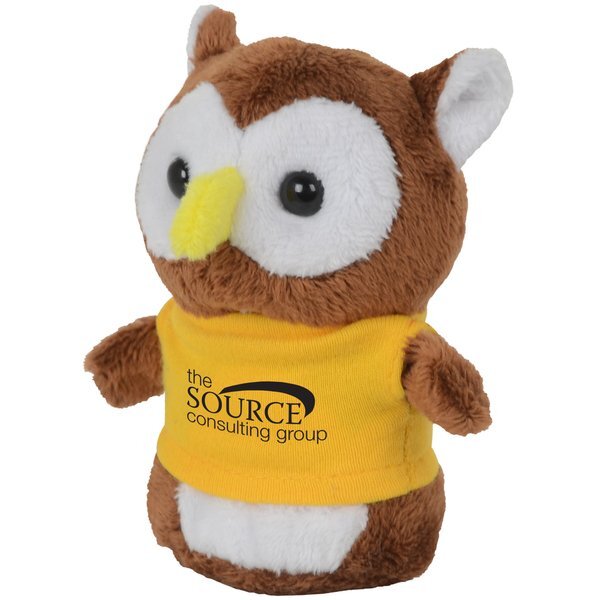 Shorties Plush Owl, 4"