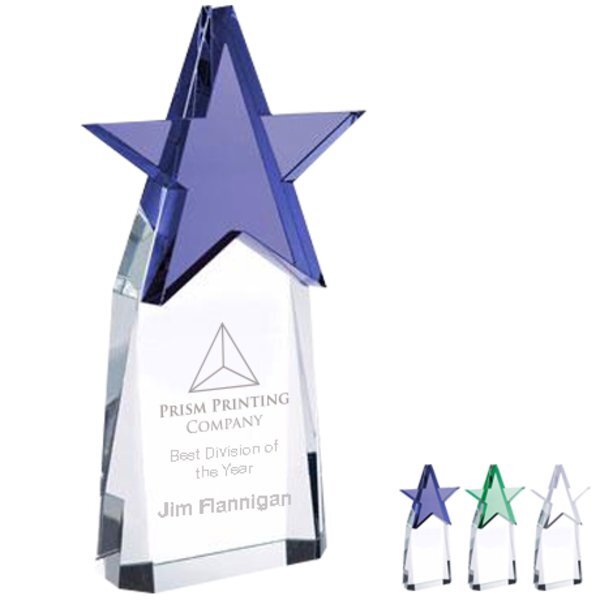 Top Star Crystal Award, 7-7/8"