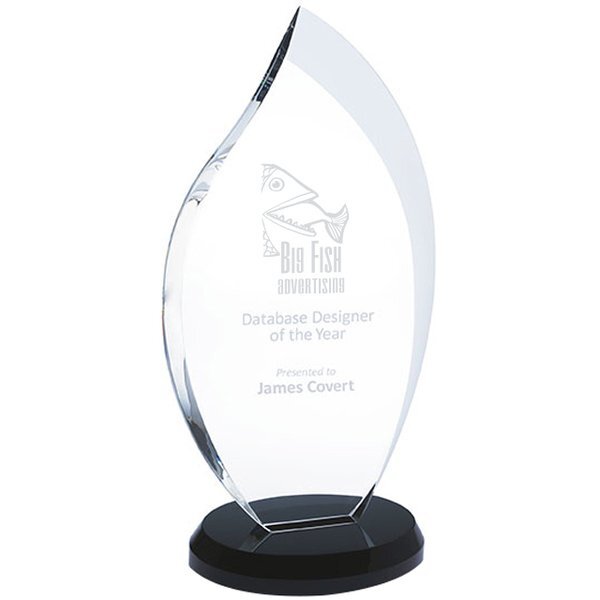 Innovation Crystal Award, Medium, 10-3/4"