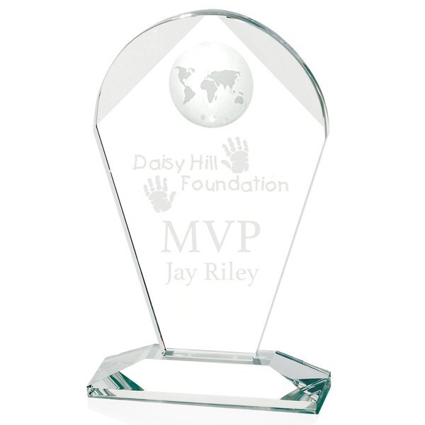 Geodesic Crystal Award, Large, 10-3/4"