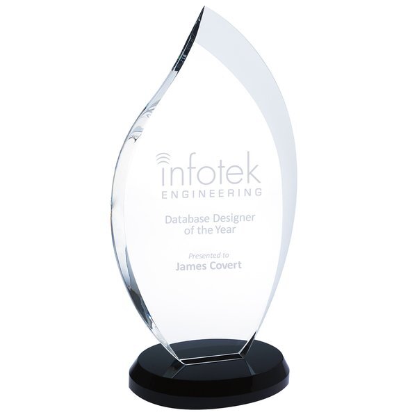 Innovation Crystal Award, Large, 12-3/4"