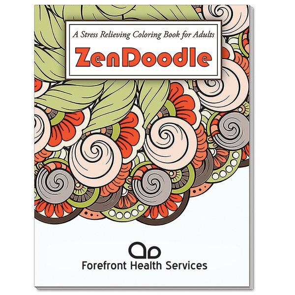 Adult Coloring Book, ZenDoodle