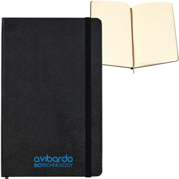 Moleskine® Hard Cover Large Dotted Notebook, 5" x 8-1/4"
