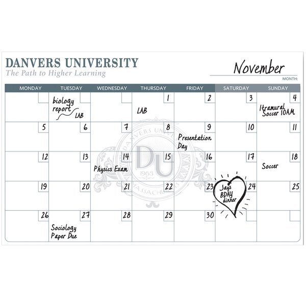 Dry Erase Wall Calendar, 11" x 17"