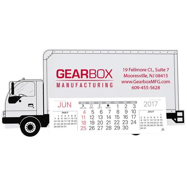 Delivery Truck Monthly Desk Calendar