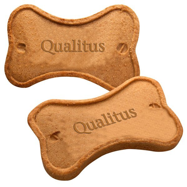 Bone Shaped Cookie for Dogs, w/ 3D Logo, Individually Wrapped