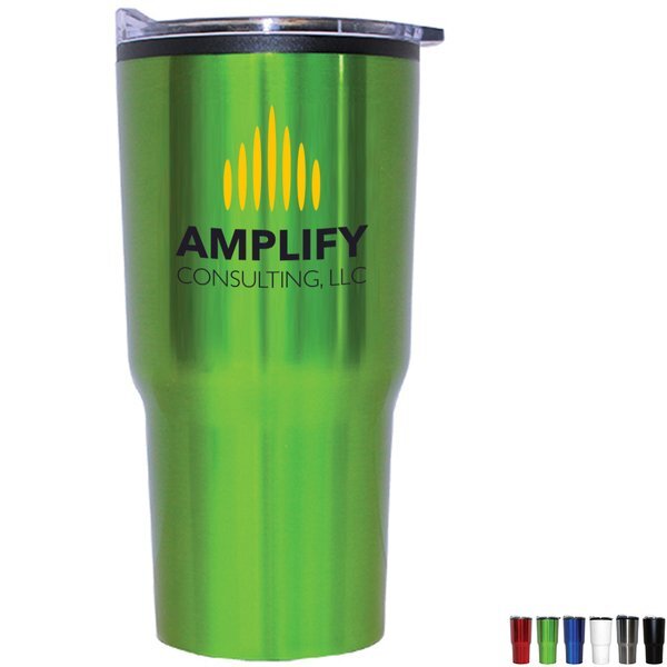 Ares Stainless Steel Tumbler, 20oz., Full Color Imprint