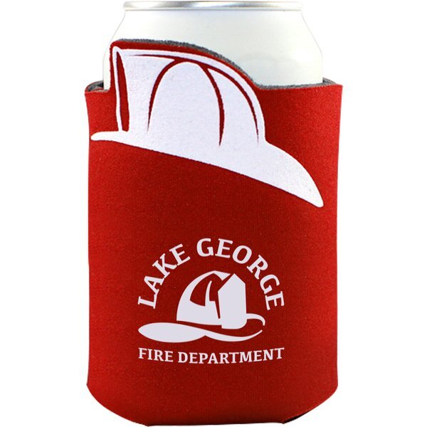 Fire Hat Crazy Frio Can Cooler