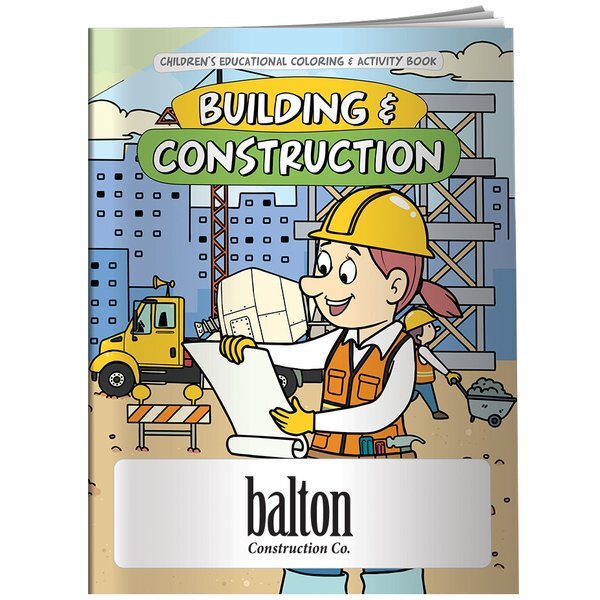 Building & Construction Coloring & Activity Book
