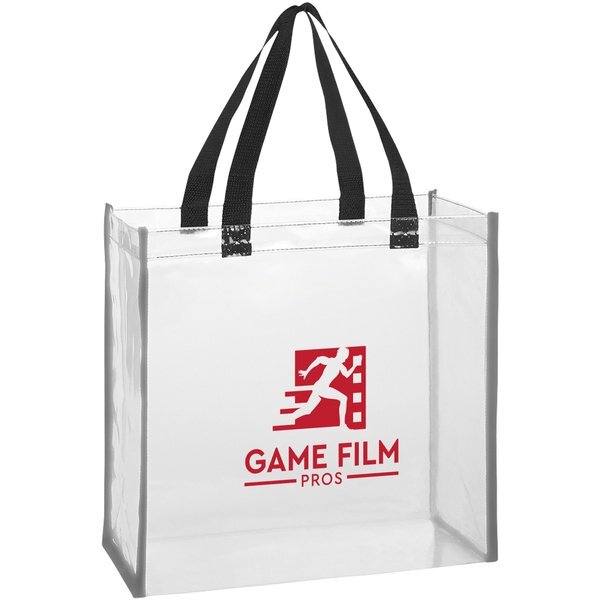 Promotional Clear Reflective Tote Bag