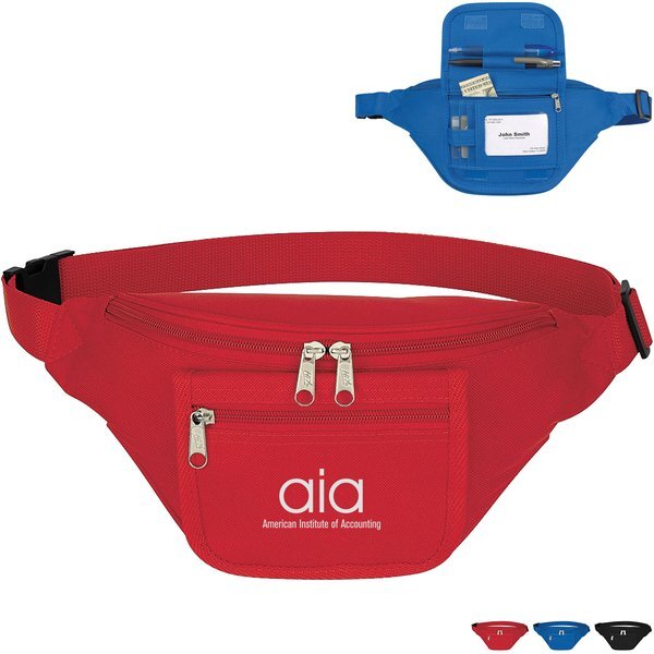 Fanny Pack with Front Flap Organizer