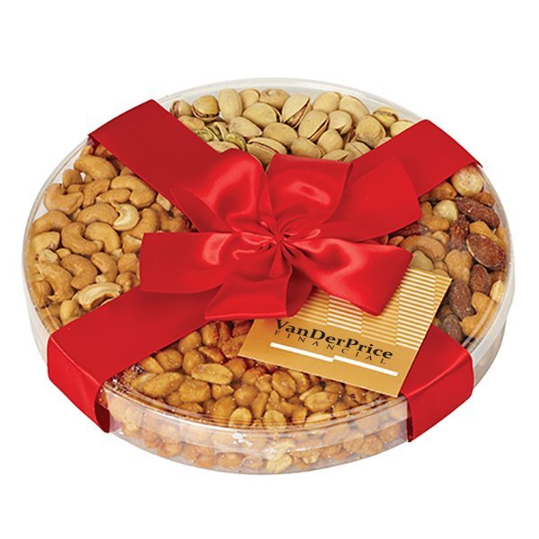 Nut Mix 4 Way Round Gourmet Gift