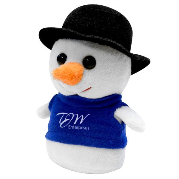 Holiday Shorties Plush Snowman, 4"