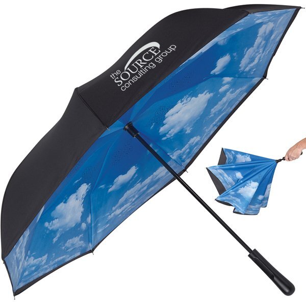 Blue Skies Inversion Umbrella, 48" Arc