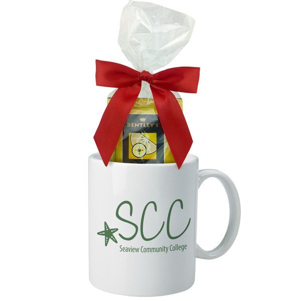 Ceramic Mug & Tea Bag Gift Set, 11oz.