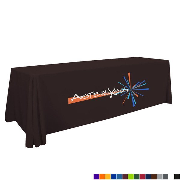 Standard Table Throw, 8' - Full Color Front
