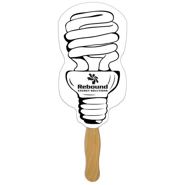 CFL Light Bulb Hand Fan