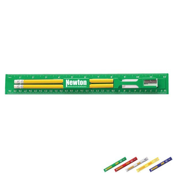 Four-in-One Ruler Stationery Kit, 12"