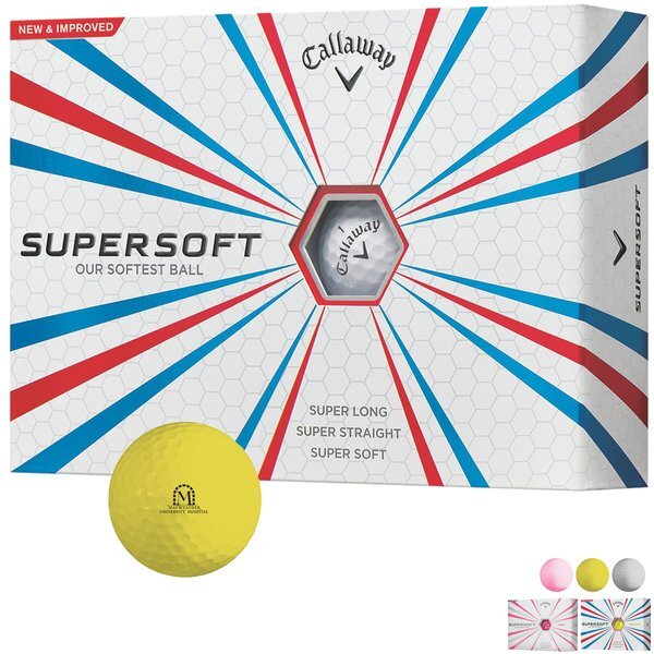 Callaway® Supersoft Golf Ball, 12 Ball Box